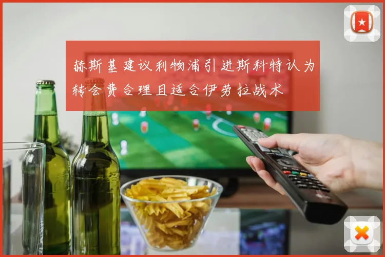 赫斯基建议利物浦引进斯科特认为转会费合理且适合伊劳拉战术